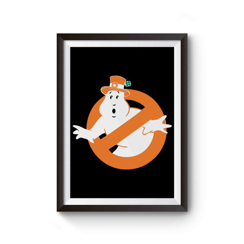 Irish Ghostbusters Leprechaun St Patrick's Day Poster