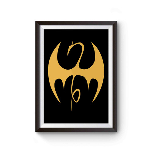 Iron Fist Distressed Logo Marvel Poster