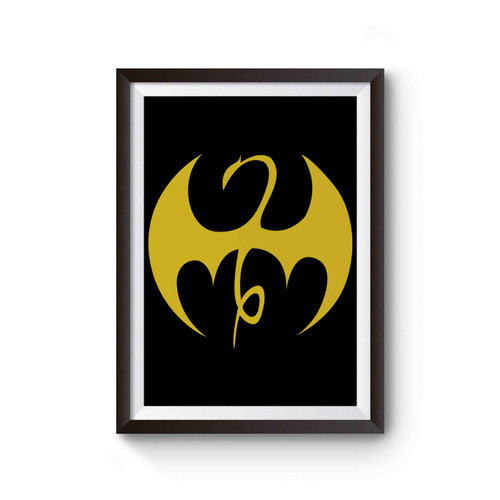 Iron Fist Distressed Logo Poster