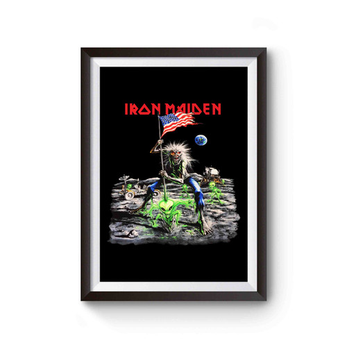 Iron Maiden Moonwalker Final Frontier 2010 Inspired Poster