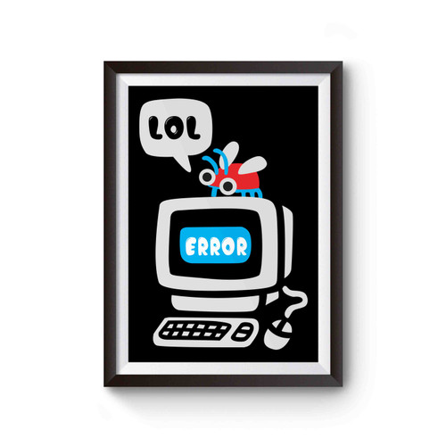 It Fatal Error Programmer Computer Poster