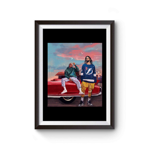 J Cole Ft Kendrick Lamar Art Poster