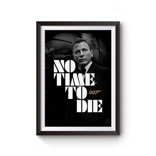James Bond No Time To Die Movie Quotes Poster