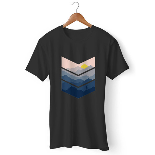 Chevron Hiking Men T Shirt
