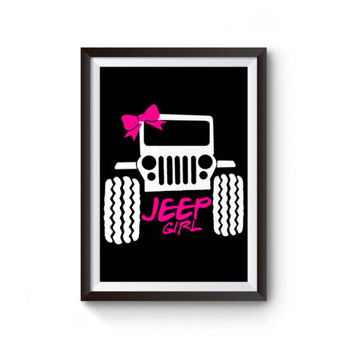 Jeep Girl Inspired Poster