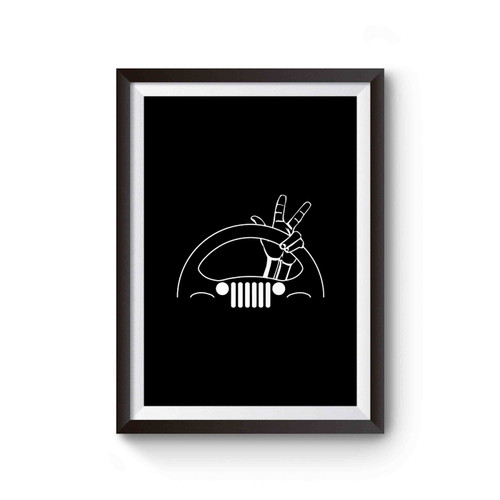 Jeep Wrangler Jeep Wave Inspired Poster