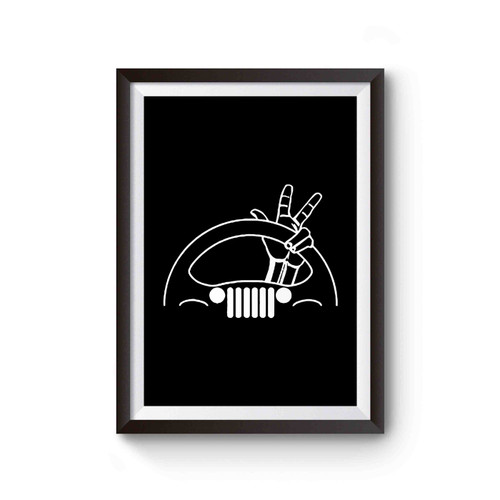Jeep Wrangler Jeep Wave Cover Inspired Poster