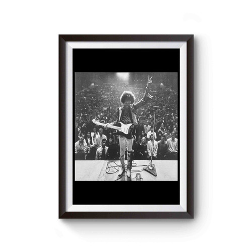 Jimi Hendrix American Rock Guitarist Singer And Songwriter Poster