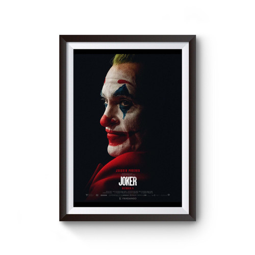 Joaquin Phoenix Joker Face Poster