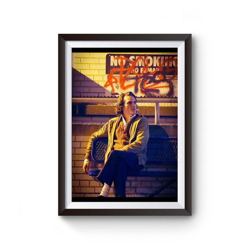 Joaquin Phoenix Joker Smoking Area Poster