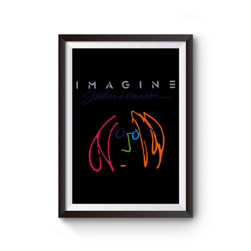 John Lennon Imagine Inspired Graphic Poster
