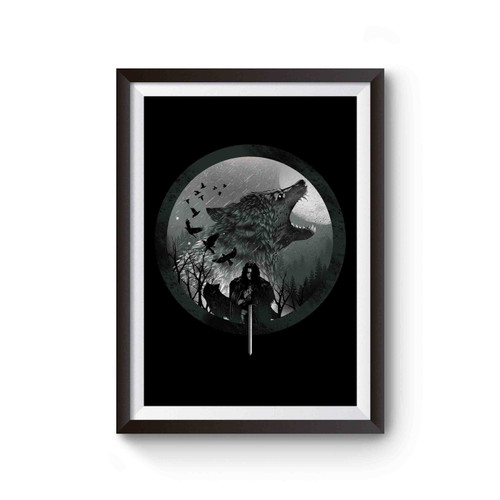 John Snow King Game Of Thrones Poster