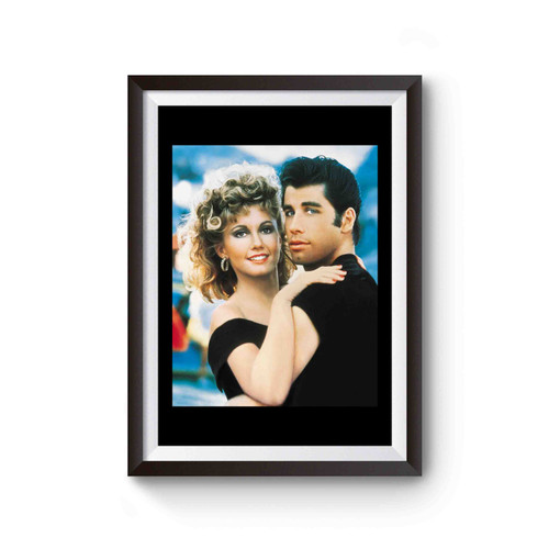 John Travolta And Olivia Newton John Grease Movie Poster