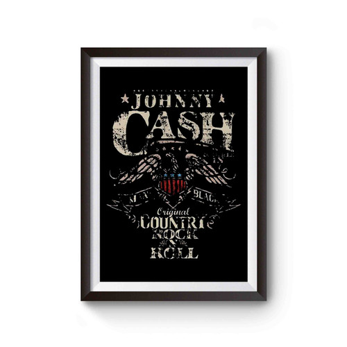 Johnny Cash Vintage Rock Poster