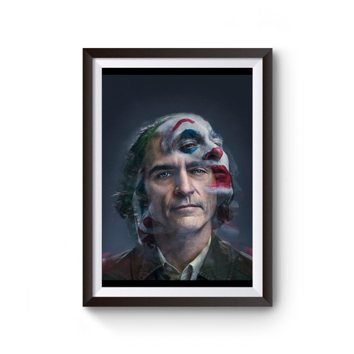 Joker Face Joaquin Phoenix Poster