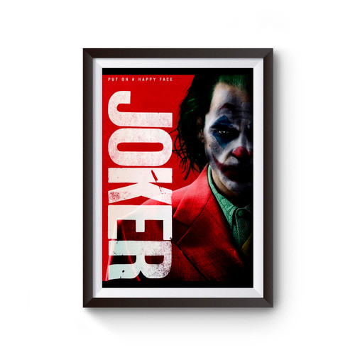 Joker Put On A Happy Face 1 Poster