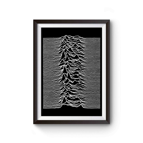 Joy Division Unknown Pleasures Inspired Poster