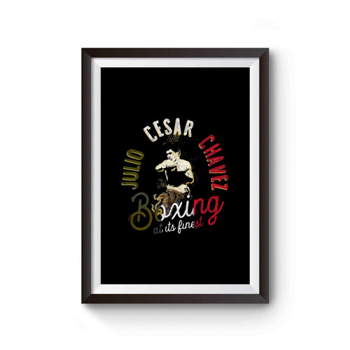 Julio Cesar Chaves Boxing Poster