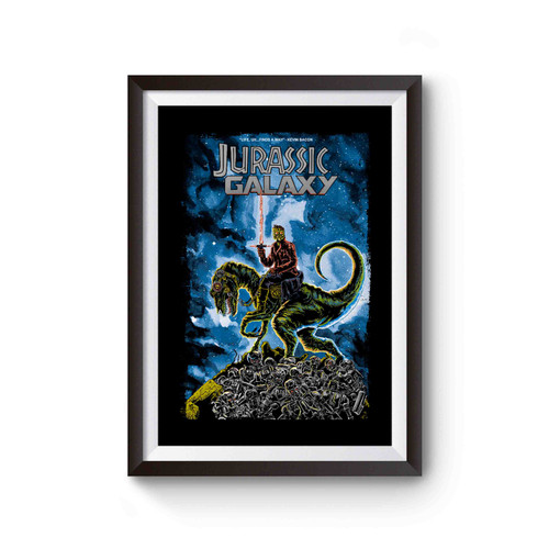 Jurassic Galaxy Poster Art Poster