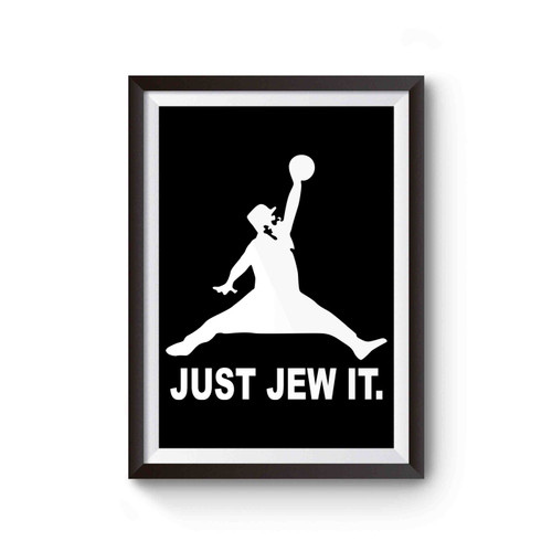 Just Jew It Humor Basketball Poster