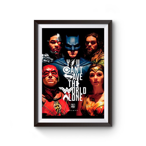 Justice League Quote Poster