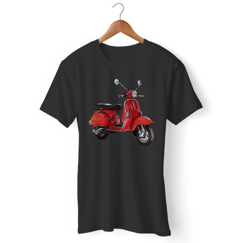 Classic Italian Red Vespa Scooter Men T Shirt