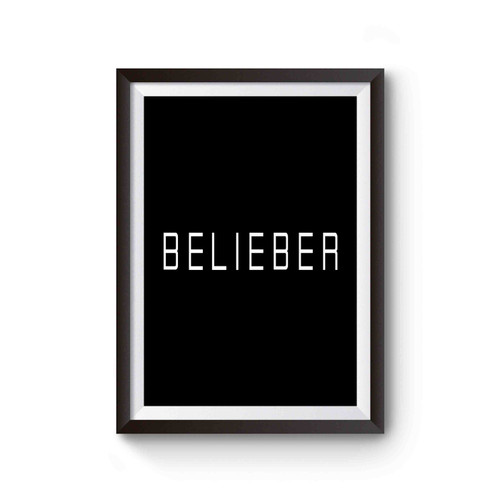 Justin Bieber Belieber Sayings Slogan Quote Poster