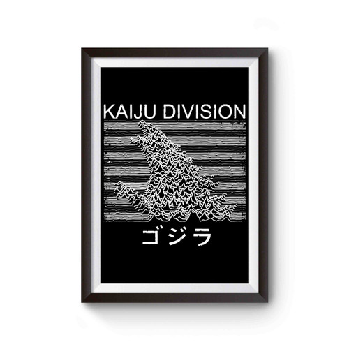 Kaiju Division Godzilla Joy Division Parody Poster