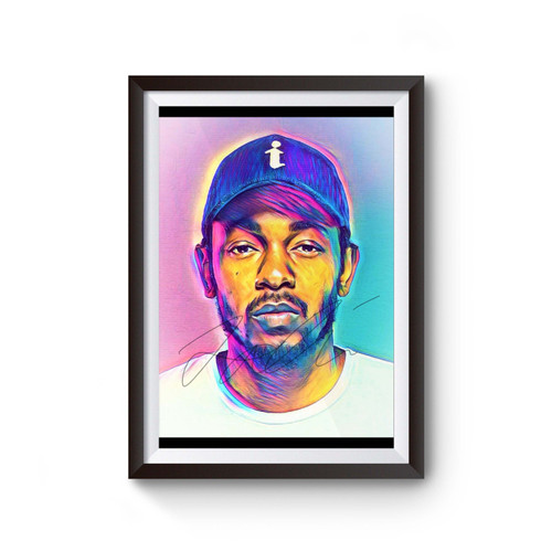 Kendrick Lamar Abstract Drawing Poster