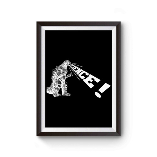 Kids Godzilla Dinosaur Science Poster