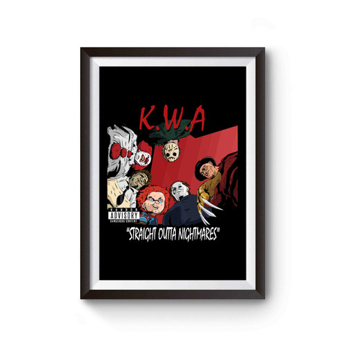 Killers With Attitude Straight Outta Nightmares Poster