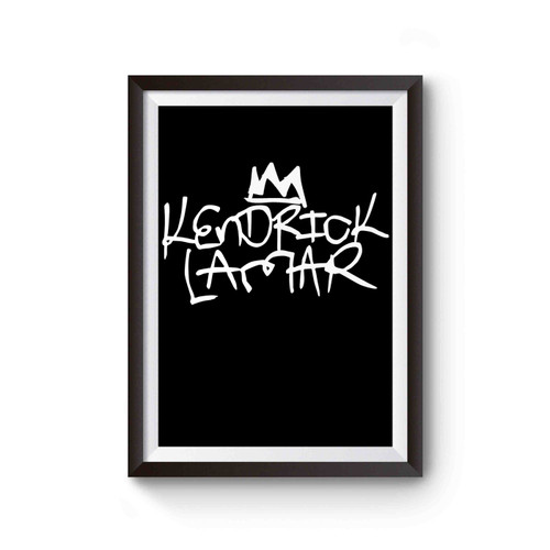 King Kendrick Lemar Logo Poster