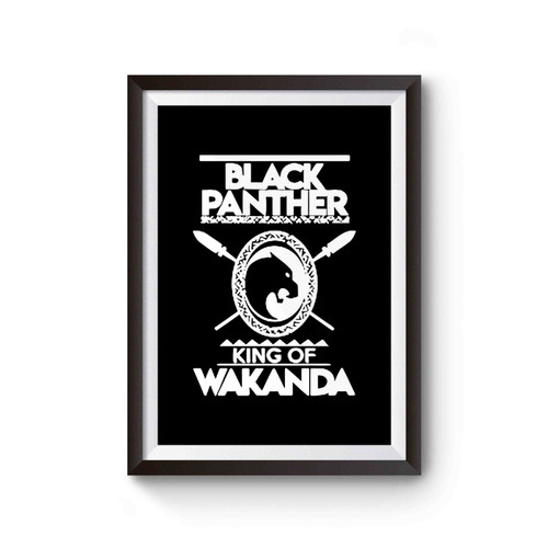 King Of Wakanda Black Panther Poster