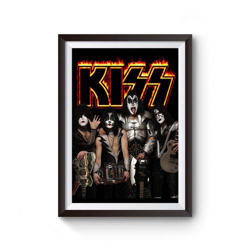 Kiss Band Rock And Roll Poster