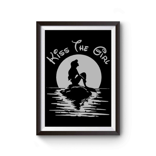 Kiss The Girl Ariel Little Mermaid Disney Poster