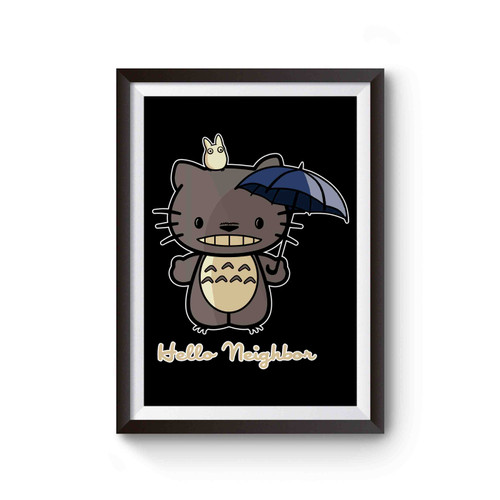 Kitty Totoro Parody Poster