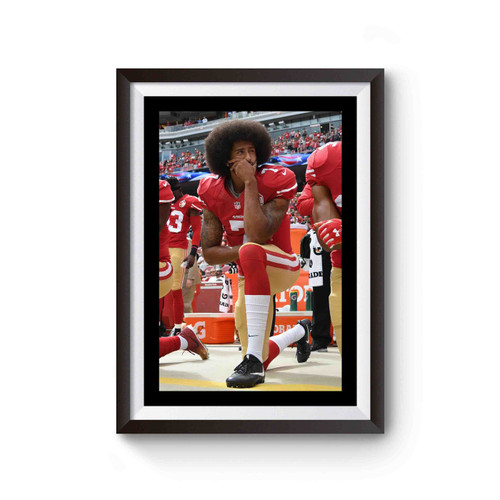Kneeling Kaepernick Poster