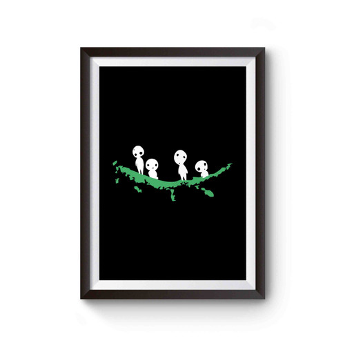 Kodama On Tree Japanese Tree Spirits Poster