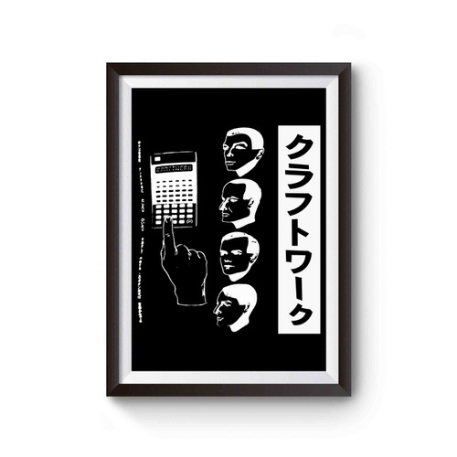 Kraftwerk Electro Music Experimental 80s Poster