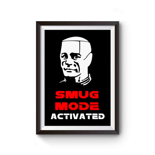 Kryten Smug Mode Activated Red Dwarf Cover Inspired Poster