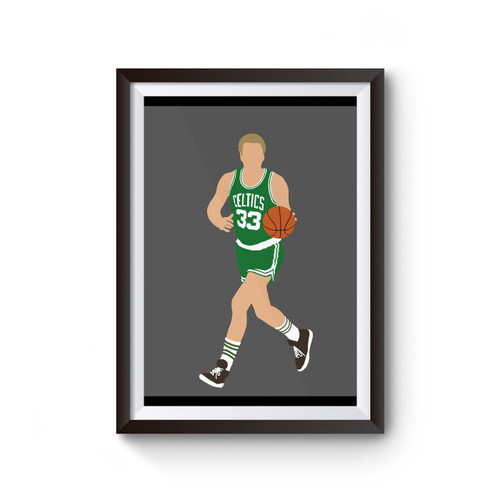 Larry Bird Sports Basketball Poster