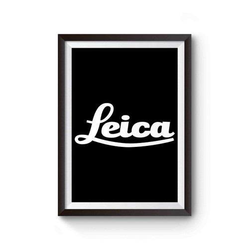 Leica Logo Photographer Camera Poster