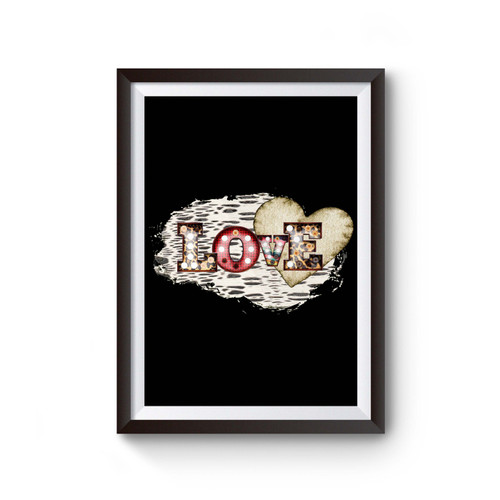 Leopard Love Poster