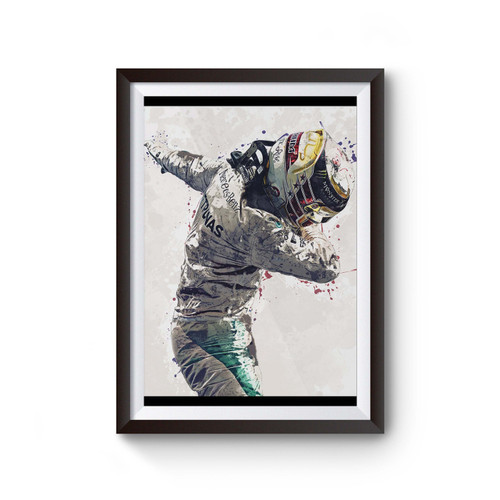 Lewis Hamilton Mercedes Poster