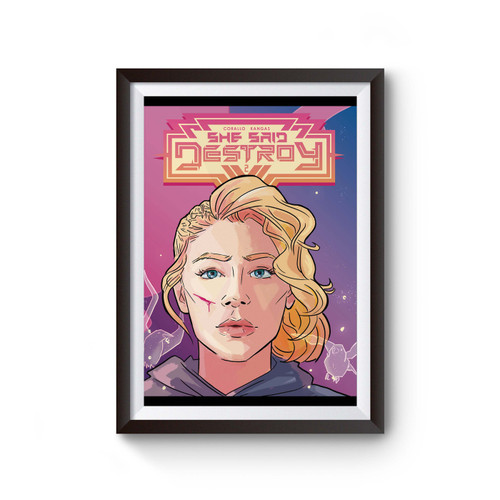 Liana Kangas She Said Destroy Poster