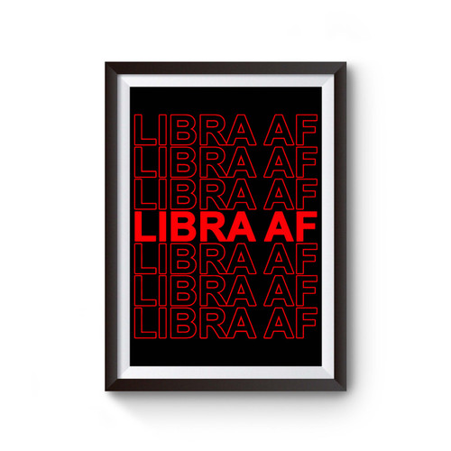 Libra Af Poster