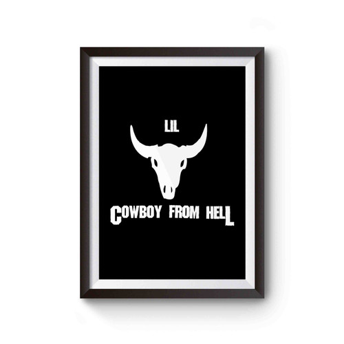 Lil Cowboy From Hell Pantera Heavy Metal Rockstar Poster