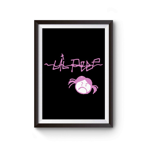 Lil Peep Angry Girl Logo Poster