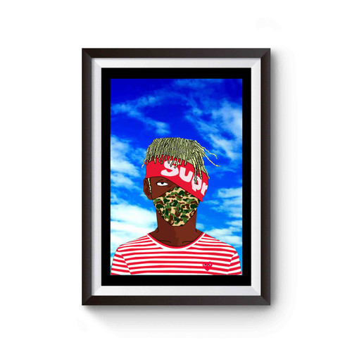 Lil Uzi Vert Kakashi Clouds Red Box Logo Poster