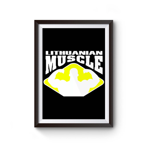 Lithuanian Muscle Poster